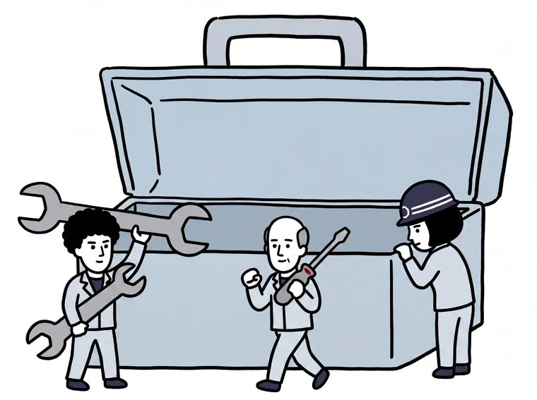 こんな事も出来ますのイラスト